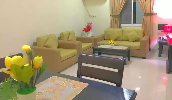 住宅 就绪物业 2 间卧室 楼/楼 公寓  出租 在 萨德 , 多哈 #10542 - 1  image 